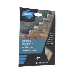 Norton  Multi-Material Segmented Diamond Cutting Blade 115mm x 22.23mm