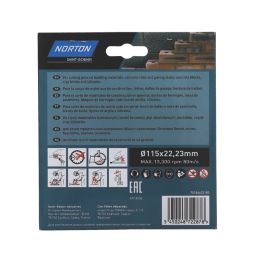 Norton  Multi-Material Segmented Diamond Cutting Blade 115mm x 22.23mm