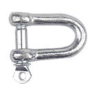 Diall M10 D-Shackles Zinc-Plated 10 Pack
