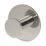 Eclipse Self-Adhesive Circular Coat Hook Polished Stainless Steel 48mm