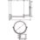 Hansgrohe AddStoris Shaving Mirror Matt White 208mm x 344mm x 283mm