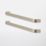 Essentials Epazote D Handles Brushed Nickel 200mm 2 Pieces