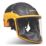 DEWALT  One Size 18V 1 x 2Ah Li-Ion XR P3 Powered Air Purifying Respirator with Hard Hat, Filters & Hearing Defenders