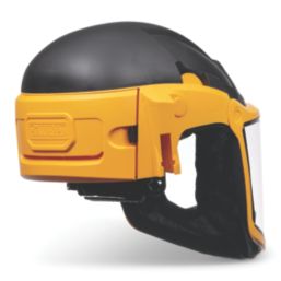 DEWALT  One Size 18V 1 x 2Ah Li-Ion XR P3 Powered Air Purifying Respirator with Hard Hat, Filters & Hearing Defenders