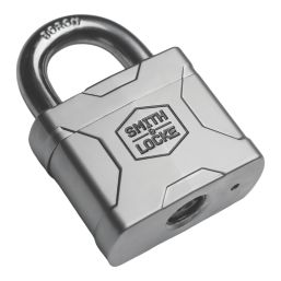 Smith & Locke  Steel  Water-Resistant   Padlock 55mm