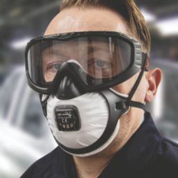JSP FilterSpec Pro Valve Respirator Black FMP2