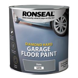 Ronseal 2.5Ltr Slate Satin Heavy Duty Garage Floor Paint