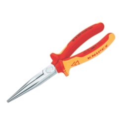 Knipex  VDE Long Nose Pliers 8" (200mm)