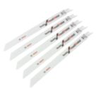 Bosch  S 1122 HF Flexible Wood with Nails Reciprocating Saw Blades 225mm 5 Pack