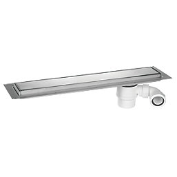 McAlpine CD600-B Channel Drain Brushed Stainless Steel 610mm x 150mm