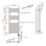 Flomasta 1000mm x 400mm 853BTU Black Flat Electric Towel Radiator