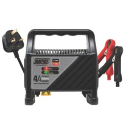 Maypole MP7404 4A Automatic Compact Battery Charger 12V