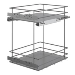 Essentials Anthracite  Pull-Out Storage 400mm