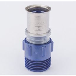 Wavin Tigris K5 Multi-Layer Composite Press-Fit Adapting Male Couplers 1" x 25mm 10 Pack