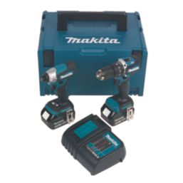 Makita DLX2414SJ 18V 2 x 3.0Ah Li-Ion LXT Brushless Cordless Twin Kit
