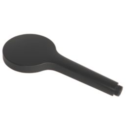 Swirl Bonda Shower Head Black 100mm x 100mm