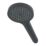 Swirl Bonda Shower Head Black 100mm x 100mm