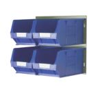 Barton TC4 4 PC Single-Sided Storage Bin Kit 457mm x 300mm