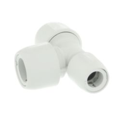 Hep2O  Plastic Push-Fit Reducing Tees 22mm x 15mm x 22mm 5 Pack