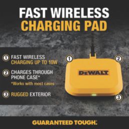 DEWALT  USB-C Wireless Fast Charging Pad 10W