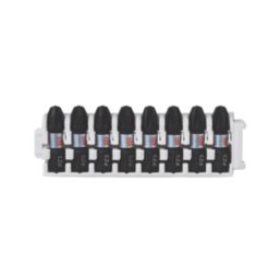 Bosch  1/4" 25mm Hex Shank PZ3 Impact Control Screwdriver Bits 8 Piece Set