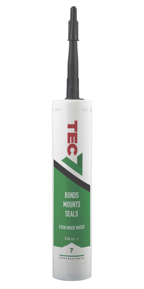 Tec7 Sealant & Adhesive Black 310ml Screwfix