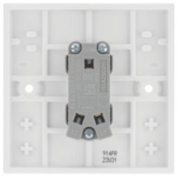 British General 900 Series 10A 10AX 1-Gang 1-Way Press Switch White