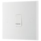 British General 900 Series 10A 10AX 1-Gang 1-Way Press Switch White