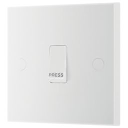 British General 900 Series 10A 10AX 1-Gang 1-Way Press Switch White