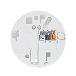 Hispec Fast Fix PE/FF Mains Interlinked Optical Smoke Alarm