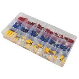Pearl Consumables Assorted Crimp Terminals & Connectors 132 Pieces