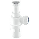 McAlpine A10A Adjustable Inlet Bottle Trap White 32mm