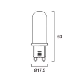 Sylvania ToLEdo Retro G9 Capsule LED Light Bulb 630lm 4.8W 220-240V
