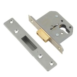 ERA  Satin Silver Euro Deadlock 61mm Case - 44mm Backset