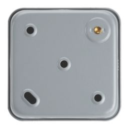 Contactum Metalclad 1-Gang Blanking Plate Grey