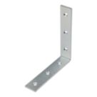 Essentials Angle Bracket Silver 100mm x 100mm x 20mm