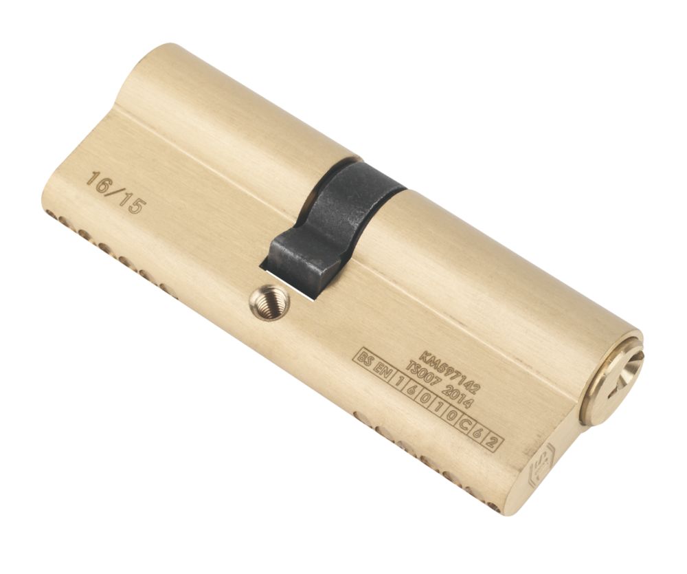 Smith & Locke Fire Rated 1 Star Double 1* 6Pin Euro Cylinder Lock 40