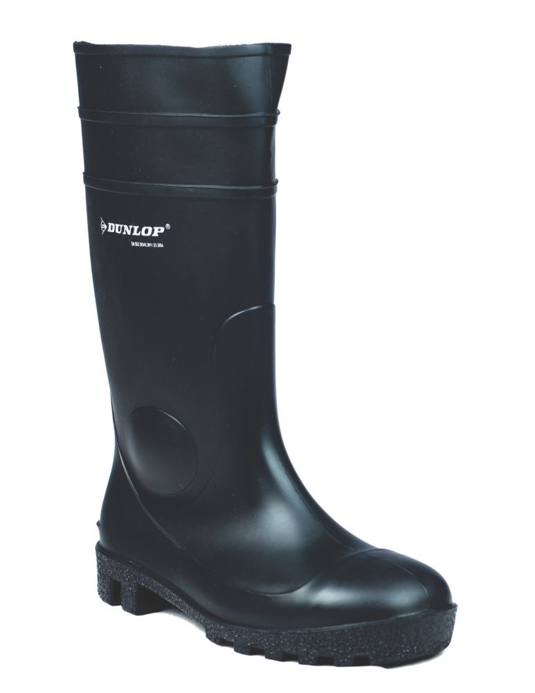 Mens steel clearance toe cap wellies