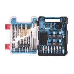 Erbauer straight shank mixed drill & deals screwdriver bit set 100 pieces