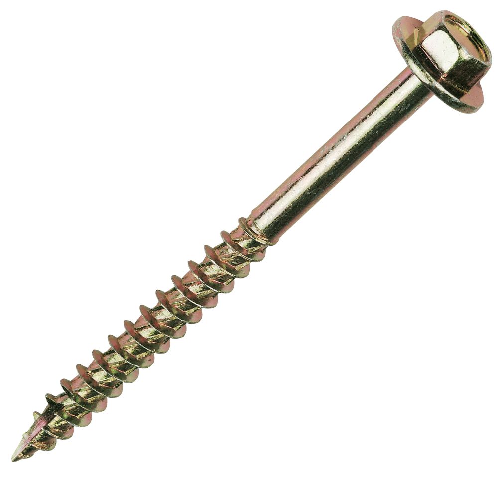TurboCoach Hex Flange SelfDrilling Coach Screws M12 x 200mm 25 Pack
