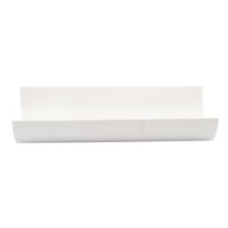FloPlast  uPVC Half Round Gutter White 112mm x 3m 6 Pack