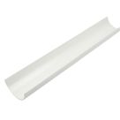 FloPlast  uPVC Half Round Gutter White 112mm x 3m 6 Pack