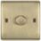British General Nexus Metal 1-Gang 2-Way LED Dimmer Switch  Antique Brass