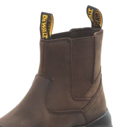 DeWalt East Haven Safety Dealer Boots Brown Size 9 Screwfix