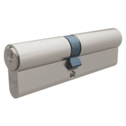 Smith & Locke 1 Star 6-Pin Euro Double Cylinder Locks 45-55 (100mm) Silver 2 Pack