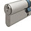 Smith & Locke 6-Pin Euro Double Cylinder Lock 45-55 (100mm) Silver 2 Pack