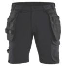 Blaklader  Detachable Holster Pocket Stretch Shorts Black 40" W