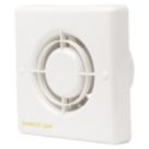 Manrose MG100S 100mm (4") Axial Bathroom Extractor Fan  White 240V