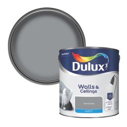 Dulux Walls & Ceilings 2.5Ltr Natural Slate Matt Emulsion  Paint