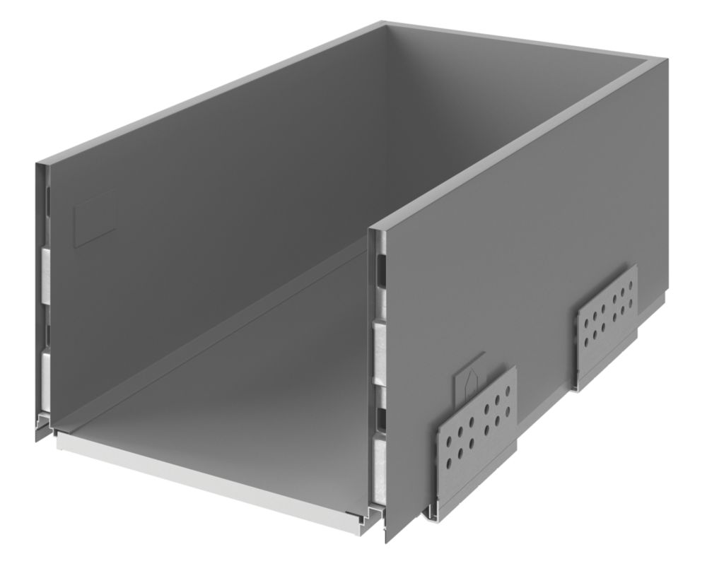 Essentials Soto Deep Drawer Box Matt Grey 300mm - Screwfix